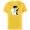 Yellow, variant on Star Wars Princess Leia Ready to Fight - Short Sleeve Cotton T-Shirt for Adults - Customized-Black
