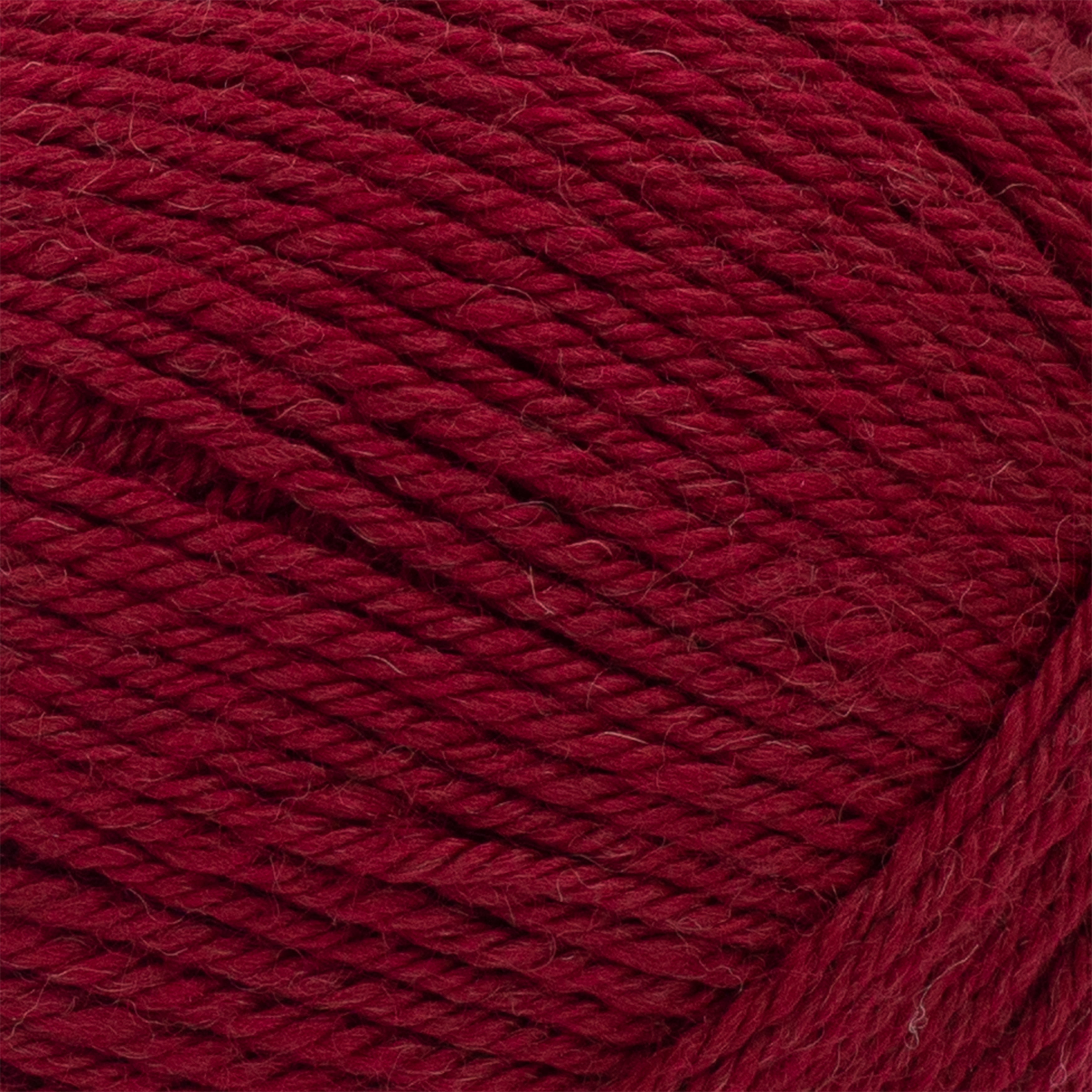 Lion Brand Wool Ease Thick & Quick Recycled Yarn, Burgundy, 6oz