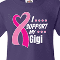 thumbnail image 4 of Inktastic Breast Cancer Awareness I Support My Gigi with Pink Ribbon Youth T-Shirt, 4 of 5