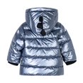 thumbnail image 2 of Mercatoo 1 to 8Y Toddler Girls Boys 3D Dinosaur Hooded Puffer Jacket Autumn Winter Coat Kids Zipper Up Outwear Warm Clothes, 2 of 9