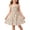 G, variant on Tdoqot Toddler Flower Girls Dress- Midi Dreess Crewneck Cute Sleeveless Summer Casual Dresses Red Size 4T