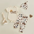thumbnail image 2 of Western First Birthday Outfits Boy Wild One Bodysuit Cow Print Pants 1st Rodeo Party Cowboy Cake Photo Cute Dailywear 12-18 Months, 2 of 9