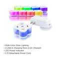 thumbnail image 2 of CyberPower TR14A42U - Glow & Charge Multicolor Charger with 4 USB-A Ports and 5 ft Cord, 2 of 14