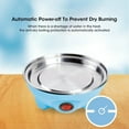thumbnail image 6 of Electric Egg Cooker Single Egg Boiler Mini Steamer Kitchen Steamed Rapid Breakfast Cooking Appliances Kitchen Cooking Machine, 6 of 6