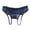 Dark Blue [Ladies Underwear Panties Clearance Sale], variant on Womens Underwear Lace High Cut Crotchless Thongs for Women See Through Open Crotch Hipster Briefs High Waist G String Cutout Panties Black, One Size