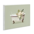 thumbnail image 4 of Stupell Industries Floral Rose Tub Bath & Laundry Painting Unframed Art Print Wall Art, 14 x 11, 4 of 8