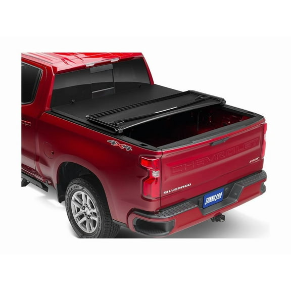 RealTruck Tonno Pro TonnoFold Tri-Fold Soft Folding Tonneau Cover Fits 14-19 Chevy Silverado/Sierra 1500, 15-19 2500/3500 6'6" Bed