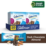 Glucerna Snack Bars Dark Chocolate Almond 40 g Bars (Pack of 20)