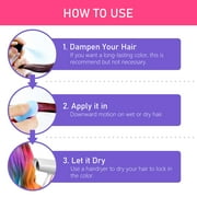Hair Chalk Pinkiou Temporary Bright Hair Color Dye for Girls Kids, Washable Hair Chalk Set/Kit for Girls New Year Birthday Party Cosplay DIY - 8 Colors