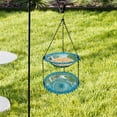 thumbnail image 4 of Steadline Double Layer Hanging Bird Feeder For Outdoor Use - Durable Plastic Seed Dispenser With Large Capacity Easy To Fill And Clean Garden Wildlife Attraction For Balcony And Patio, 4 of 6