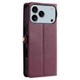 thumbnail image 4 of For iPhone 17 Pro Max Leather Case with Wrist Strap Wallet Stand Phone Cover - Rose Gold, 4 of 5