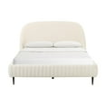 thumbnail image 3 of Denise Cream Boucle Bed in King, 3 of 4