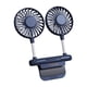 thumbnail image 1 of Ventilador de pantalla para oficina, estudiantes, USB, eléctrico, doble ventilador, azul, 1 of 8