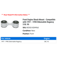 thumbnail image 2 of Front Engine Shock Mount - Compatible with 1997 - 1998 Oldsmobile Regency 3.8L V6, 2 of 2