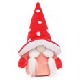 thumbnail image 1 of Muñeca Gnomo Wosthever Navidad colgante decoración rojo, 1 of 6