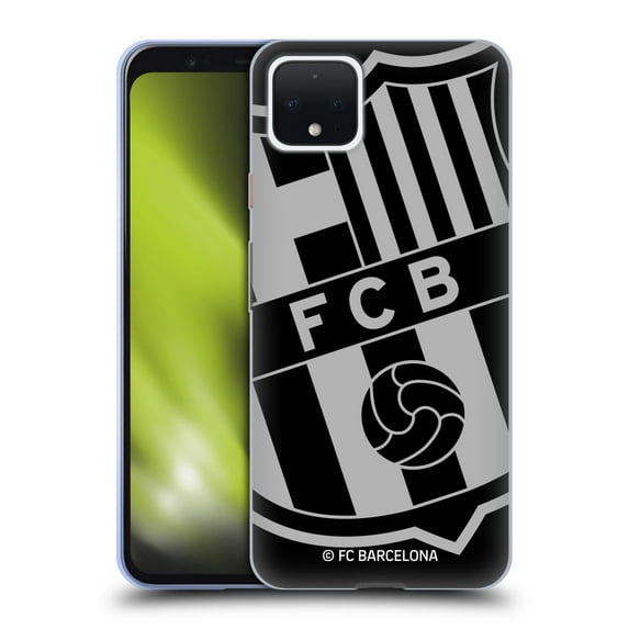 Head Case Designs Officially Licensed FC Barcelona Crest Oversized Soft Gel Case Compatible with Google Pixel 4