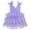Purple, variant on IBTOM CASTLE Toddler Girls Butterfly Birthday Dress Rainbow Tulle Formal Wedding Party Ruffle Tutu Dresses Photo Shoot 4-5 Years Rainbow Purple