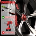 thumbnail image 5 of M14×1.5 Open-End Lug Nuts with 60 Degre Conical Seat,Galvanized, 3/4" Hex (0.83" Length x 0.87" Width) Replacement for Che-vy Silverado Tahoe,RAM 2500 3500,F-ord F250 Aftermarket Wheel Lug Nut, 24PCS, 5 of 7