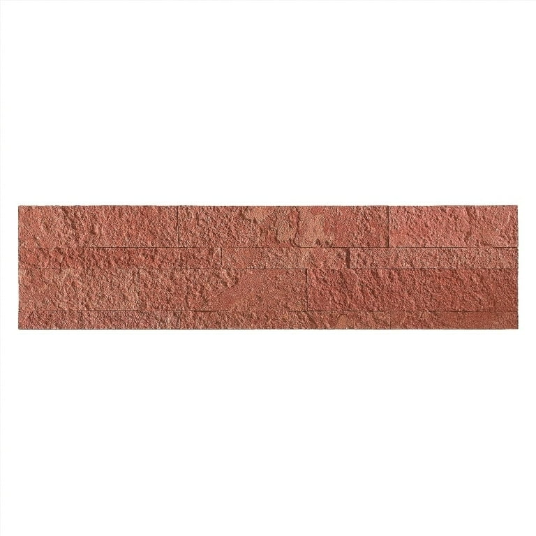 Aspect Peel and Stick Stone Overlay Kitchen Backsplash Sample- Autumn Sandstone (6 Aspect Peel and Stick Stone Overlay Kitchen Backsplash Sample- Autumn Sandstone (6
