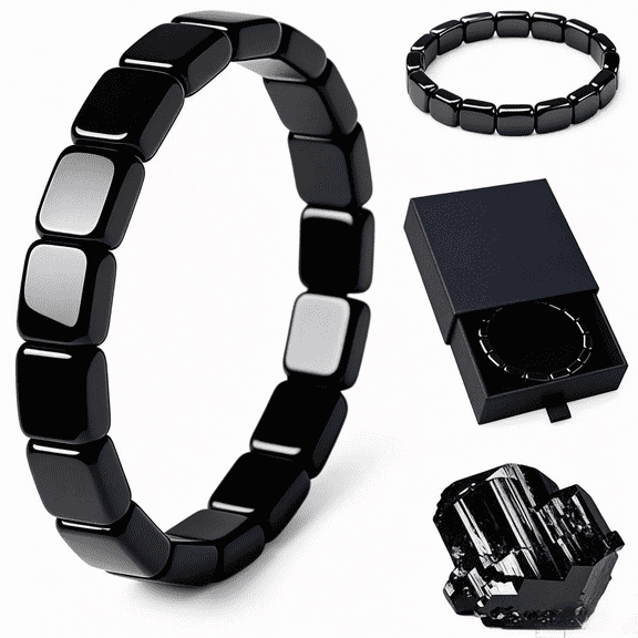 Bracelets for Men with Hematite,Natural Men's Fashion Hematite Bracelet.Reignite Masculinity,Unleash your inner strength and regain your edge.Gift for Men's