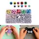 thumbnail image 3 of 1120 pis Googly Wiggle Eyes Autoadhesivo en caja de plástico portátil, varios tamaños de 6-25 mm para manualidades DIY Decoriones Gloria Ojos saltones que se mueven, 3 of 9