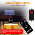 thumbnail image 3 of Yeacher LEDs Solar Hanging Light Outdoor IP65 Waterproof Solar Powered Lamp with Remote Controller for, 3 of 8