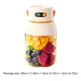 thumbnail image 2 of 2-In-1 38 Blades Portable Blender Type-C Rechargeable Mini Wireless Personal Cup Easy-Washing Household Mixer for Shakes & Juice, 2 of 7