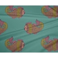 thumbnail image 4 of oneOone Polyester Lycra Fabric Fish Block Printed Fabric 1 Yard 56 Inch Wide, 4 of 4