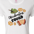 thumbnail image 4 of Inktastic Oktoberfest Squad Hat, Accordion, Pretzels Women's T-Shirt, 4 of 5