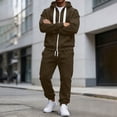 thumbnail image 4 of LEKWK Tracksuit Men 2 Piece Sweatsuits Zip Up Hoodie Sweatshirt and Jogger Sweatpants with Pockets Fall Winter Athletic Gym Running Activewear, 4 of 8
