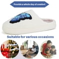 thumbnail image 6 of BERANMEY Cute Animal Slippers for Women Perfect Soft Plush Comfy Warm Slip-On Womens Slippers Indoor Fluffy House Slippers for Women and Men Non-slip Fuzzy Flat Slides, 6 of 8