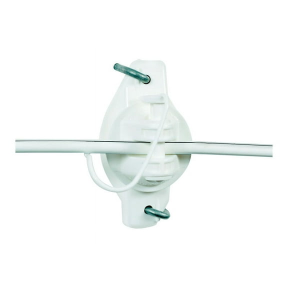 Gallagher Wood Post Pin Lock Insulator White