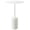 White, variant on Modway Lyric Round Marble & Iron Side Table with Cylinder Base in White/Black
