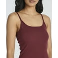 thumbnail image 4 of Real Essentials 3 Pack: Womens Spaghetti Strap Tank Ribbed Mini Dress with Built-in Bra Summer Sundress Casual Lounge Dresses, 4 of 7