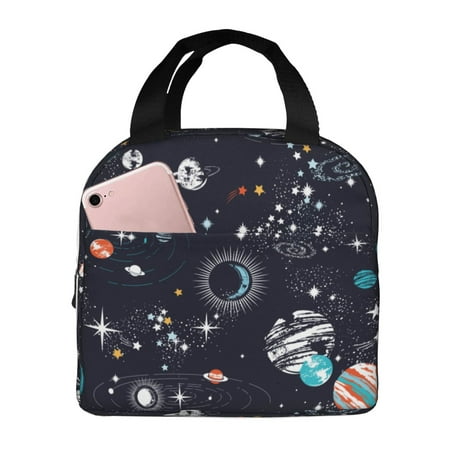 Insulated Lunch Bag for Women Men - Galaxy2 Leakproof Cooler Lunch Box for Women Men  Lunch Tote Bags for Work School Picnic Travel