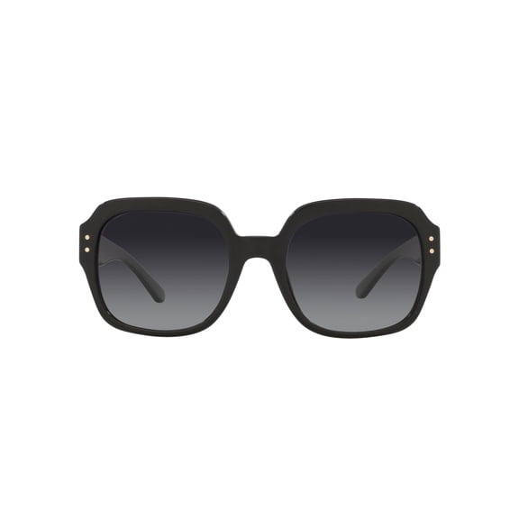 Tory Burch TY 7143U Plastic Womens Square Polarized Optical Sunglasses Black 56mm Adult