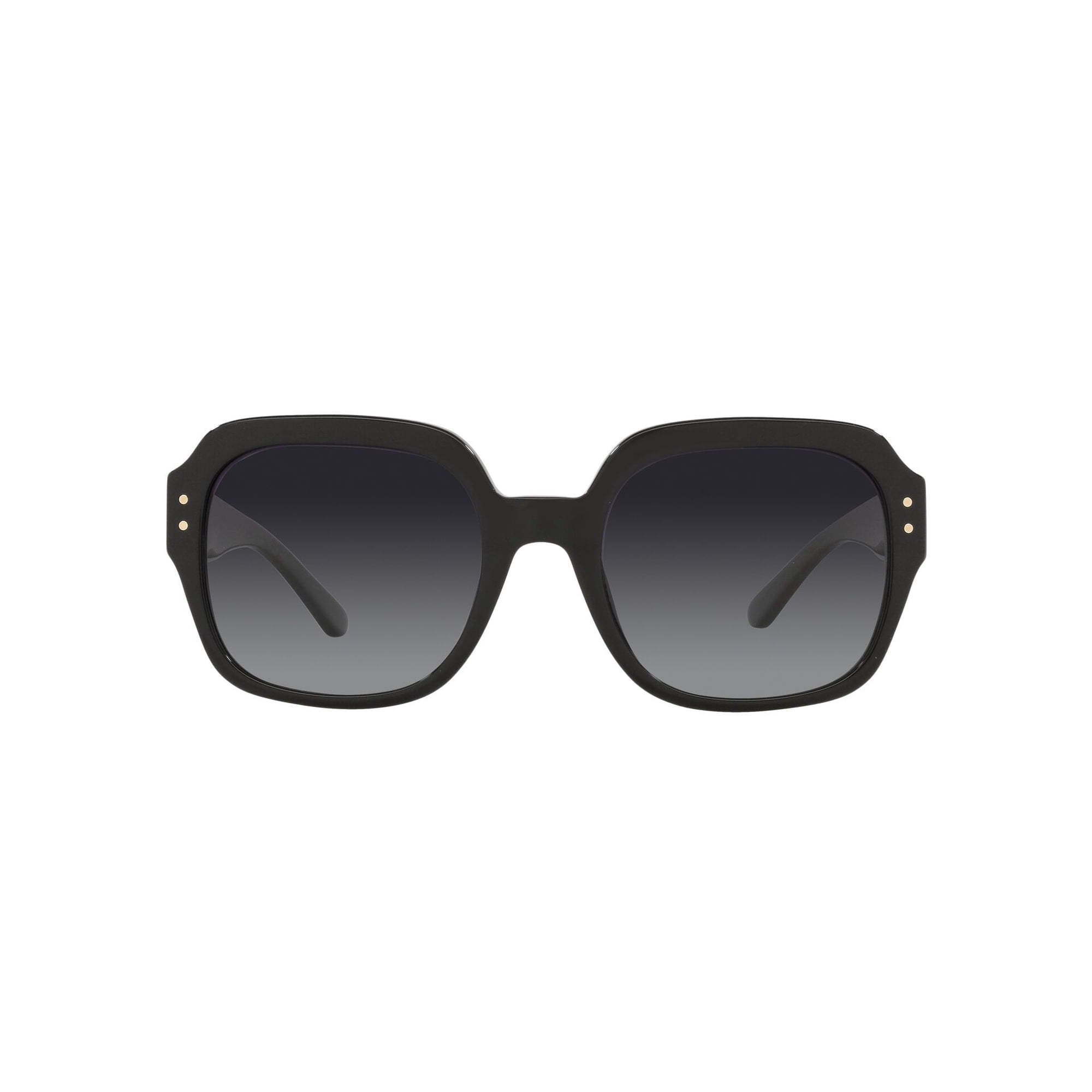 Tory Burch TY 7143U Plastic Womens Square Polarized Sunglasses Black 56mm Adult