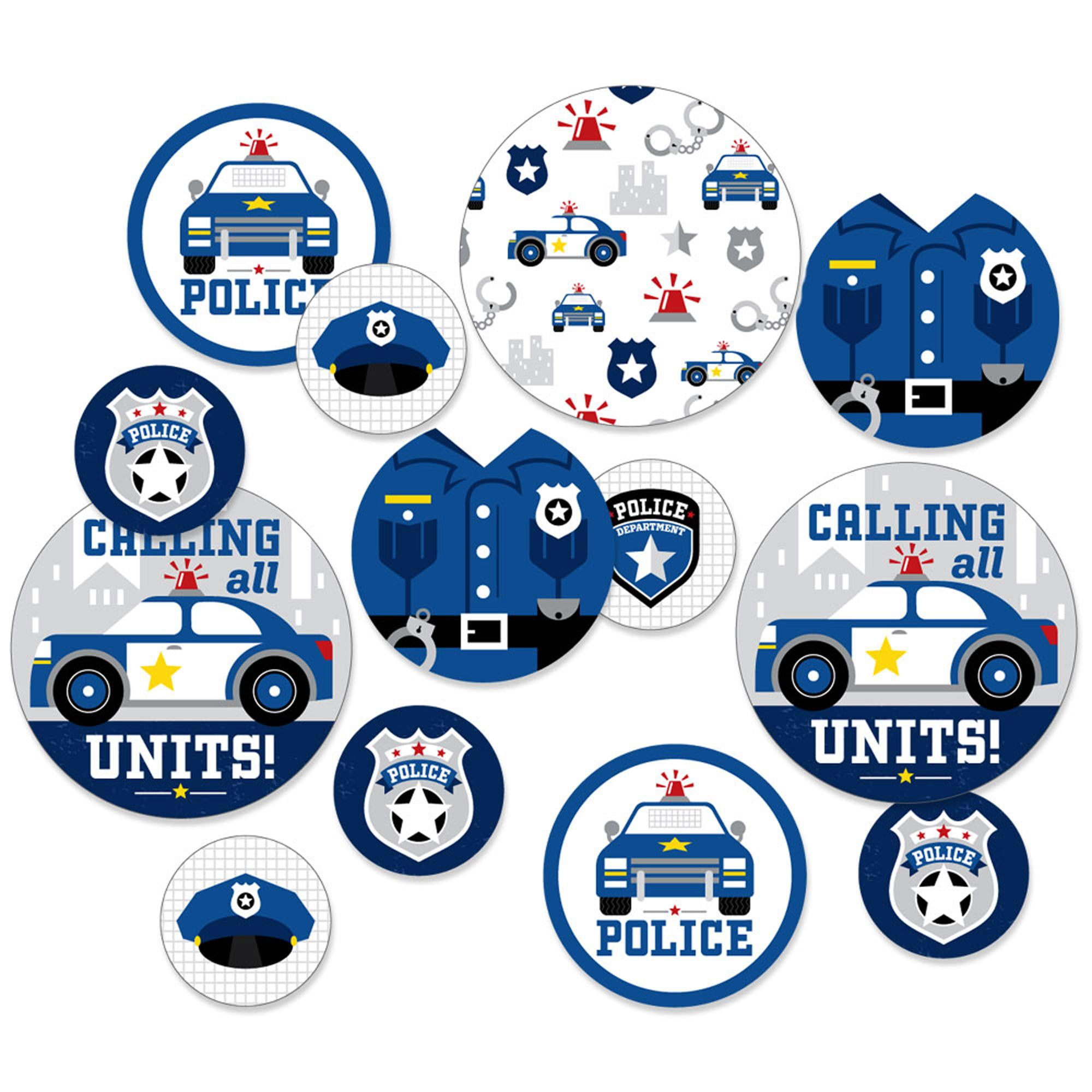 Big Dot Of Happiness Calling All Units Police Cop Birthday Party Or Baby Shower Giant Circle Confetti Party Decor Large Confetti 27 Count Walmart Com Big Dot Of Happiness Calling All Units Police Cop Birthday Party Or Baby Shower Giant Circle Confetti Party Decor Large Confetti 27 Count Walmart Com