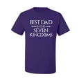 thumbnail image 2 of Wild Bobby,Best Dad in The Seven Kingdoms GoT Thrones, Father's Day, Men Graphic Tees, Purple, Large, 2 of 3