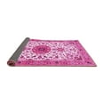 thumbnail image 2 of Ahgly Company Indoor Rectangle Medallion Pink Traditional Area Rugs, 2' x 5', 2 of 4