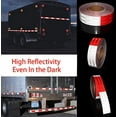 thumbnail image 2 of APT Dot-C2 High Intensity Grade Safety Reflective Conspicuity Tape, for Trailers, Car, Bike, 2" x 75 ft, 1 Roll/Pack, 2 of 8