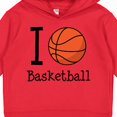 thumbnail image 3 of Inktastic I Heart Basketball Toddler Hoodie, 3 of 4