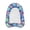 Flamingo, variant on Tropical Floral Print Mesh Inflatable Pool Float, Thickened PVC Lounge Inflatable Water Floating Lounge Chair (Flamingo)