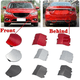 thumbnail image 2 of Cubierta del gancho de remolque del parachoques delantero y trasero para Mazda 6 Atenza Sedan 2017 2018 2019 ABS, tapa del remolque, accesorio para automóvil, 2 of 5