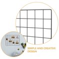 thumbnail image 3 of Raindrops 2pcs Metal Grid Wall Panels Grid Photo Frame Walls Picture Wall Decors for Home, 3 of 8