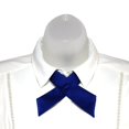 thumbnail image 4 of Solid Royal Blue Crossover Tie For Women, 4 of 4