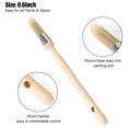 thumbnail image 3 of 2X Trim Paint Tools, 0.6 Inch Wall Small Paint Brush, Repair, Edge Paint Tools, House Wall Edge Round Paint Brush, 3 of 7