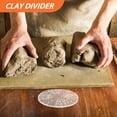 thumbnail image 2 of Pottery Tool Decorative Disc For Clay Porcelain Painting Tool Clay Divider, 2 of 9