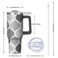 thumbnail image 3 of 40 oz Boho Tumbler with Handle & Spill Proof Lid: Straw Included | 40oz Bohemia Theme Tumbler | Double Insulated | Best Selling Gifts, 3 of 5