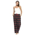 Ashford & Brooks Women's Super Soft Flannel Plaid Pajama Sleep Pants ...